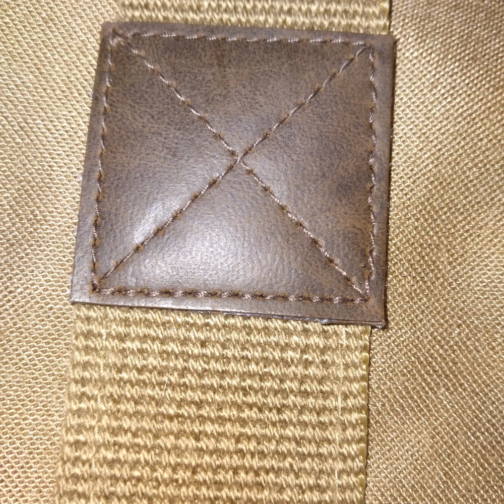 Classic Men's Duffel Bag in Tan - Travel & Gym Carryall Canvas W/Leather Detail